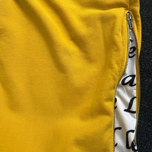 Pantalones de chándal extragrandes personalizados de tela gruesa con efecto desgastado, lavado ácido, efecto descolorido por el sol, de pierna ancha, con doble cintura y rayas, estilo holgado para hombre - Product Image 6