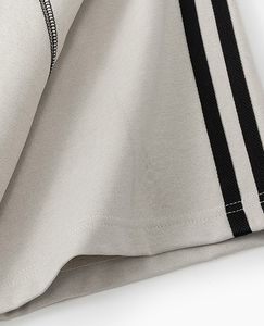 New Arrival High Quality 100% Cotton Knitted Eco-Friendly Breathable O-Neck Regular Fit Solid Color Customizable Short Men's - Product Image 5