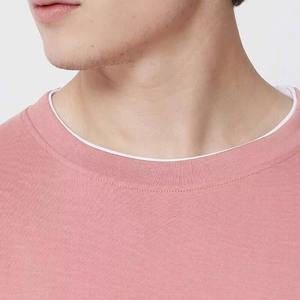 Camisetas de Manga Larga Color Rosa para Hombre de Alta Calidad, Cómodas y Transpirables, Precio al por Mayor con Diseño de Letras - Product Image 2