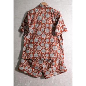 Women’s Cotton Floral <b>PJ</b> <b>Set</b> <b>Sexy</b> Summer Short Sleeve Sleepwear Soft Comfy Loungewear - Product Image 3