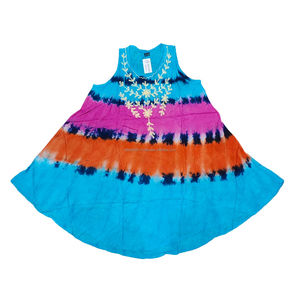 เดรสทรงร่มพิมพ์ลายแปรงแฟชั่นชุดเดรสแฟชั่นทรงร่มแขนกุดมีสไตล์เสื้อผ้าสำหรับผู้หญิงหรูหรา - Product Image 4