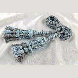 Material de hilo suave con borlas, estilo elegante, ligero, acabado duradero, ideal para cortinas, manualidades y accesorios de moda. - Product Image 1