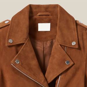 Chaquetas de Mujer Marrones con Logotipo Personalizado, Chaqueta Clásica de Invierno, Chaqueta Bomber de Cuero Genuino de Alta Calidad, Ropa Urbana - Product Image 5