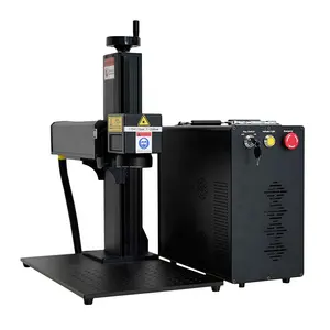 100w Fiber Laser Engraver Cutter 3D Raycus Ezcad 3 Laser Source 100w Pulso Fibra Máquina de marcação a laser on-line para Metal