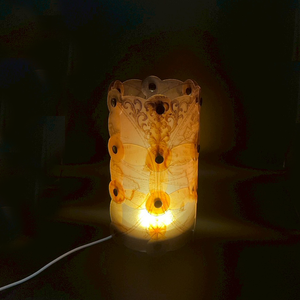 DIY Creative Indoor <b>Table</b> <b>Lamp</b> Frosted Plastic Panels 1m Snap-Together Design IP55 Rated Led Button Control Valentine - Product Image 4