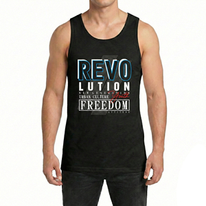 Débardeur Homme Imprimé Numérique Sans Manches, Style Décontracté Streetwear, Gilet Musculaire Personnalisé, T-shirt de Sport Tendance, Vente en Gros - Product Image 1