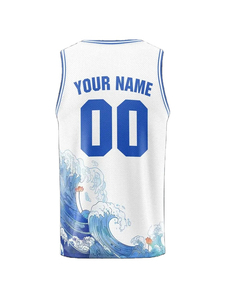 Camisetas de Baloncesto Personalizadas, Ropa Deportiva y de Equipo, Camisetas de Baloncesto Transpirables de Poliéster, Camisetas de Baloncesto de Secado Rápido para Entrenamiento - Product Image 3