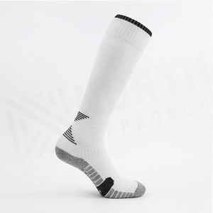 North Approach <b>Knee</b> <b>High</b> <b>Socks</b> White Breathable Soccer <b>Socks</b> for Adults Summer Sports Wear - Product Image 3