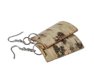 ที่มีคุณภาพสูงทําด้วยมือ partywear beachwear แฟชั่นเรซิ่นและต่างหูห่วงไม้และสตั๊ดพร้อมตะขอ คุณภาพสูงราคาไม่แพง - Product Image 1