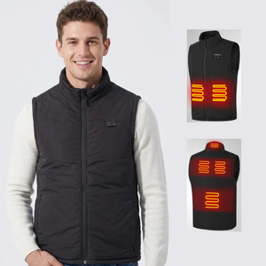 Chaleco Térmico Eléctrico USB 5v para Hombre, Lavable, con 6 Almohadillas Calefactoras, para Motociclismo, Esquí, Ciclismo y Senderismo, de Fábrica OEM - Product Image 1