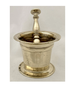 Mortier et pilon en laiton de qualité supérieure, motif martelé fleurs et feuilles, best-seller - Product Image 5