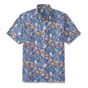 Camisa Hawaiana de diseño personalizado ropa de playa para mujer camisas de manga corta de verano camisas florales estampadas hawaianas - Product Image 6