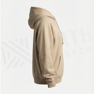Sudadera con Capucha Oversize para Mujer, Estilo Urbano, de Algodón Grueso, para Invierno, con Estampado en Blanco, Logotipo Bordado - Product Image 3
