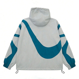 Trendy Waterproof Windbreaker Jacket Custom Design Streetwear Hooded Jacket Thermochromic Color Change <b>Raincoats</b> jacket for <b>men</b> - Product Image 6