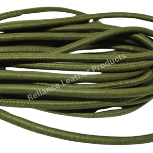 Cuerda de cuero cosida redonda Rosa personalizada de alta calidad para pulsera de joyería accesorios de bolsos artesanales DIY, correa flexible - Product Image 6