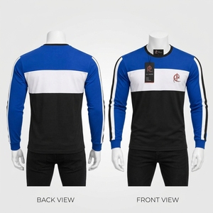 เสื้อยืดแขนยาวผ้าฝ้ายแท้ 100% สำหรับผู้ชาย เสื้อเปล่าสำหรับสกรีนโลโก้ ขายส่งเสื้อผ้าคุณภาพสูง น้ำหนัก 230 กรัม รับผลิตตามแบบ - Product Image 6