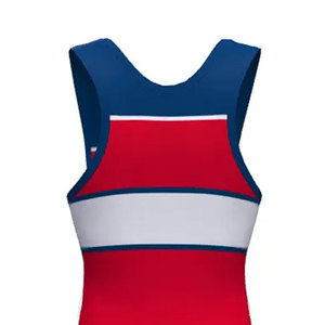 Uniformes de Lucha Libre con Descuentos por Volumen, Singlet Elástico, Diseños Personalizados OEM, 100% Poliéster, Secado Rápido y Transpirable - Product Image 6