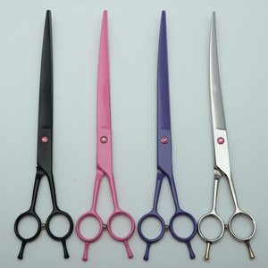 Tijeras de Peluquería de Acero Inoxidable, Cuchillas Afiladas, Tijeras para Cortar el Cabello, Mango Largo, Tijeras de Barbería para Salón, para Diestros, Profesionales - Product Image 2