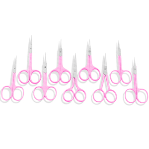 Ciseaux à sourcils en acier inoxydable personnalisés avec pointe fine, aspect premium, série Executive pour une coupe précise et un contrôle maximal - Product Image 5