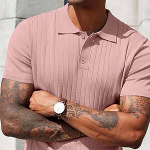 Servicio OEM Personalizado, Camiseta de Manga Corta Lisa con Diseño Sólido, Corte Regular, Logotipo Personalizado, Impresión Antiarrugas, Lona para Hombre - Product Image 4