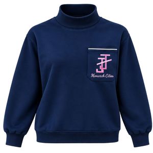 Sudadera de cuello alto para hombre, mezcla de algodón suave, forro polar, manga larga, cuello alto, logotipo personalizado, ropa casual de moda al por mayor - Product Image 1