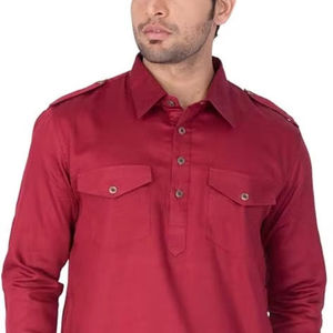 New Arrival 2026 <b>Men</b> <b>Kurta</b> <b>Pajama</b> Set Bulk Supply Custom Size Islamic Wear Manufacturer Factory Direct OEM - Product Image 5