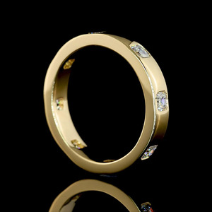 Anillo de Compromiso Clásico con Corte Asscher, Diamante Cultivado en Laboratorio, Rodio, Oro Amarillo, Regalo de Boda, Oro 10K/14K/18K, Plata 925/935 - Product Image 3