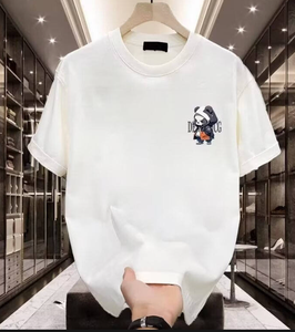 เสื้อแจ็คเก็ตหนัง PU แบบสบายๆ สำหรับผู้ชาย น้ำหนักผ้า 140 กรัม แห้งเร็ว พร้อมป้ายปักลายและลวดลายการ์ตูนแสนสนุก - Product Image 2
