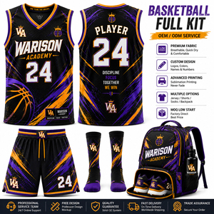 Uniforme de Baloncesto de Primera Calidad, Sublimado, de Secado Rápido, para Entrenamiento, Conjunto Deportivo Juvenil - Product Image 4