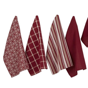 Essuie-tout de cuisine en coton 100% tissé compressé à carreaux teint en fil, 18x28 pouces, pour la maison, vente en gros, fabricant OEM ODM - Product Image 2