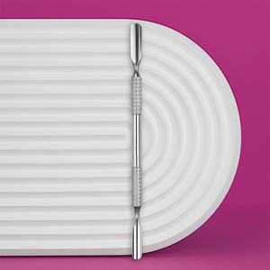 ที่ดันหนังกำพร้าเล็บ สแตนเลสสตีล อุปกรณ์ทำเล็บแบบสองด้าน ที่ดันและทำความสะอาดหนังกำพร้าเล็บ สำหรับมืออาชีพ - Product Image 2