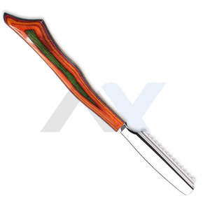 Fully Customized Hair <b>Razors</b> for Cutting Professional Wood-Handle Hair Styling <b>Razors</b> with Logo & Color Printing Thinning - Product Image 5