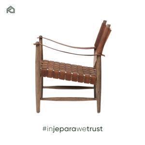 Silla de Diseño Francés Moderno con Estructura de Madera de Teca Sólida y Cojín de Espuma - Silla de Salón para Apartamento - Yasa - Product Image 4