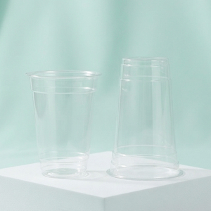 Clear Round PP <b>Plastic</b> <b>Cup</b> 12/16oz for Beverage Use Disposable Transparent <b>Cups</b> - Product Image 1