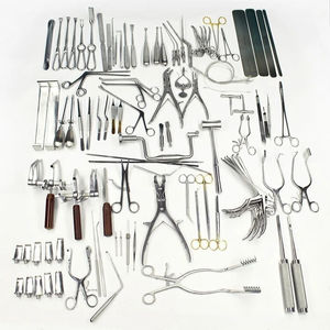 Ensemble d'instruments de craniotomie pour neurochirurgie, 85 pièces, pour chirurgie spinale et crânienne, vente en gros - Product Image 1