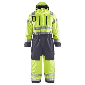 Combinaison de sécurité industrielle robuste avec bandes réfléchissantes, poches fonctionnelles, tissu durable et design de combinaison de sécurité - Product Image 4