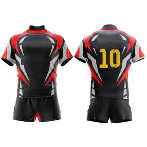 Ropa de rugby bordada personalizada Camisetas de rugby de la liga de rugby Camiseta deportiva de equipo para hombre - Product Image 5