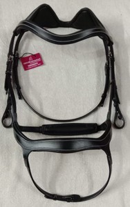 Bride fantaisie en cuir cheval, matériel en cuir cheval à la mode, équipement hippique au prix utilisé par compétition, - Product Image 2
