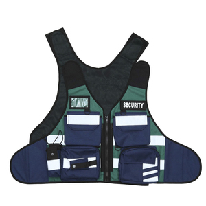 Chaleco de Trabajo Reflectante de Alta Visibilidad para Hombres y Mujeres, Color y Logotipo Personalizables, Bolsillos Multifuncionales, Uniforme de Seguridad - Product Image 1
