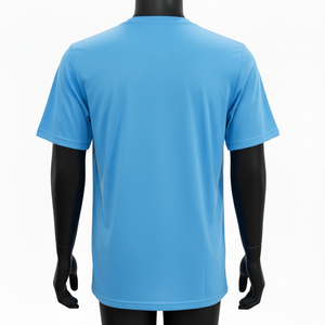 Crew Neck Solid Pattern Unisex Short Sleeve <b>Polyester</b> T <b>Shirt</b> OEM Supply Custom Screen Print Short Sleeve Tee <b>Shirt</b> - Product Image 2