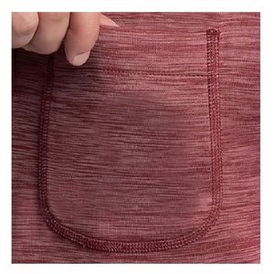 Polo Rojo de Manga Corta para Hombre con Bolsillo, Informal, de Punto, Transpirable, de Color Sólido, Corte Regular - Product Image 4