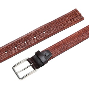 Cinturón de cuero occidental marrón grabado a mano y personalizado para vaqueros y vaqueras, a precio económico, en todos los tamaños, para pedidos al por mayor. - Product Image 6