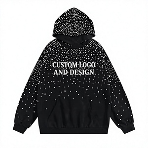 Sudadera Streetwear Oversize con Hombros Caídos y Corte Cuadrado, Personalizable, de Algodón y Poliéster, con Opciones de Estampado, Bordado y Pedrería - Product Image 1