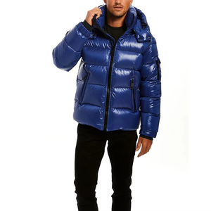 Men's Stylish High Street Puffer Jacket with Full Sleeves and Hooded Collar Custom Logo Color for Winter New Design for Adults - Product Image 1