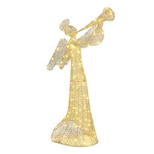 Decorazione in Cristallo con 130 LED Bianco Caldo da 4 Piedi, 30V, 3.6W, con Filo in Pelle e Polvere Scintillante per Giardino - Product Image 4