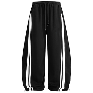 Pantalones Anchos para Hombre al por Mayor, Pantalones Deportivos a Rayas, Corte Holgado, Estilo Urbano, Proveedor OEM Personalizado - Product Image 1