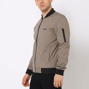 High Street Style Custom Sleeve Pockets Men's Winter <b>Canvas</b> Stand Collar Breathable Windproof <b>Jackets</b> Competitive Price - Product Image 3