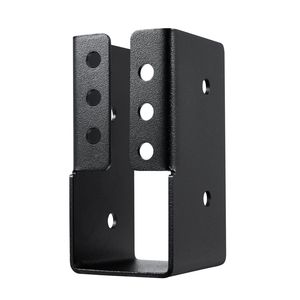 Staffa travetto a flangia nascosta da esterno 2x4 pollici ganci per travi in acciaio 1.93X3.62 pollici/49X92mm - Product Image 1