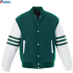 Blouson d'hiver pour homme, tendance du moment, blousons universitaires personnalisés en laine pour homme, blousons universitaires de baseball avec manches en cuir pour homme - Product Image 2