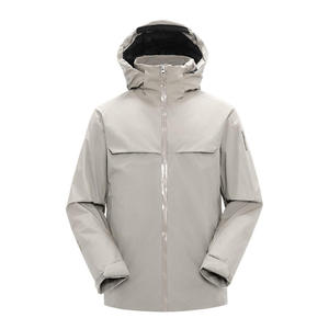 Veste de ski à capuche pour homme, isolée synthétiquement, imperméable, Gore-Tex, fermeture éclair - Product Image 2